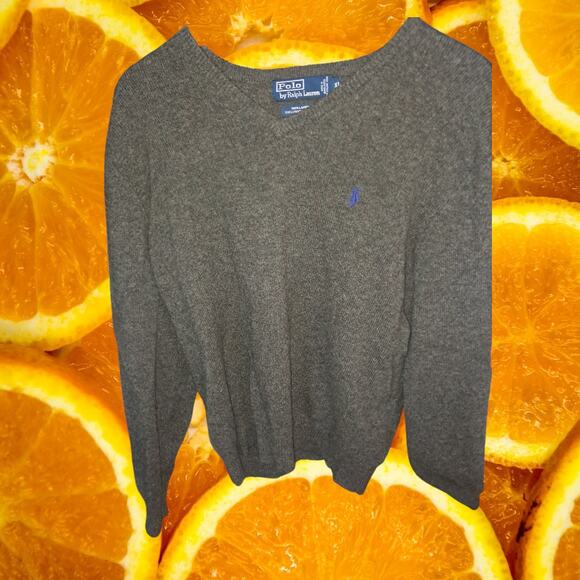 Polo Ralph Lauren Lambswool Green Crew Neck‎ Sweater Size XL - Picture 1 of 5